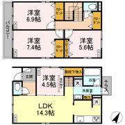 フローレス Cの間取り画像