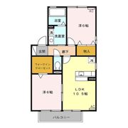 リビングタウン家代の里 Aの間取り画像