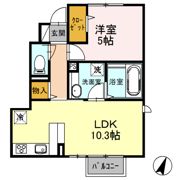 Arietta与原 B棟の間取り画像