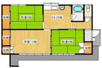 南中央貸家の間取り画像