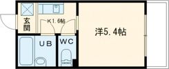 第二聖晃コーポの間取り画像