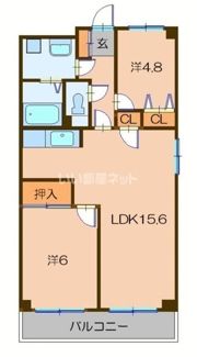 ブルータウン小倉の間取り画像