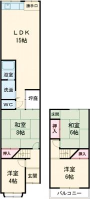 リバーサイド舟戸の間取り画像