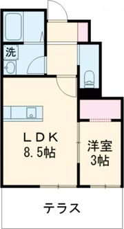 パルセイトBの間取り画像