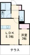 パルセイトBの間取り画像