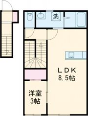 パルセイトBの間取り画像