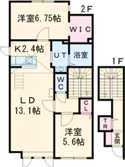 ソアラプレイスB（滝川東町1新築MS B）の間取り画像