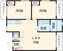 呉ビルの間取り画像