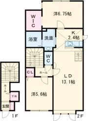 滝川東町1新築MS Bの間取り画像