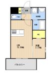 LIBTH姪浜駅前の間取り画像