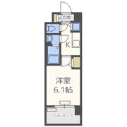 プレサンス南森町駅前の間取り画像