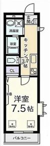 メゾン西八王子の間取り画像
