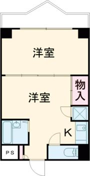 西河原マリーンハイツの間取り画像