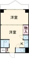 西河原マリーンハイツの間取り画像