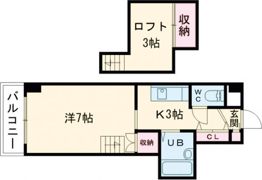 アサヒコートの間取り画像