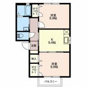 オプチマム Bの間取り画像