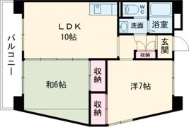 インペリアル西本Ⅱの間取り画像