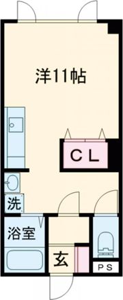 アールズコート美原Ⅱの間取り画像