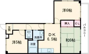 ロイヤルコーポ宝殿の間取り画像