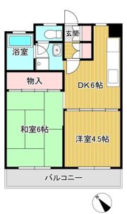 七福ビル 滑石の間取り画像