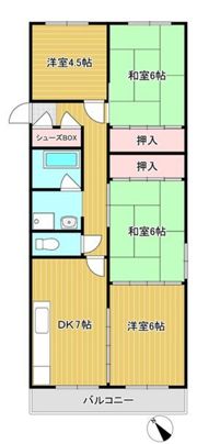 七福ビル 滑石の間取り画像