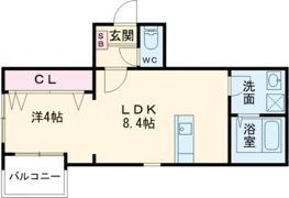 フォレスト草津南の間取り画像