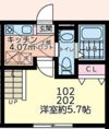 アバーロ淵野辺の間取り画像