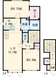 ソアラプレイスC（滝川東町1新築MS C）の間取り画像