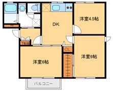 グレースハイツ Aの間取り画像