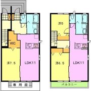 グランディールDの間取り画像