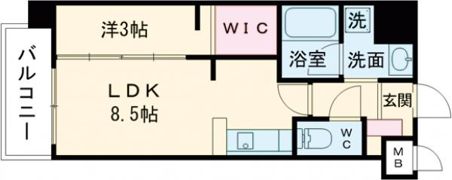 ラ・シック水前寺の間取り画像
