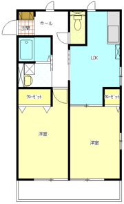 さつき荘の間取り画像