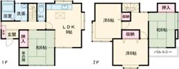 青梅貸家の間取り画像