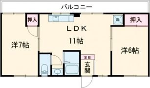 反高苑(タンタカエン)の間取り画像