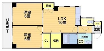 プレジャーコートの間取り画像