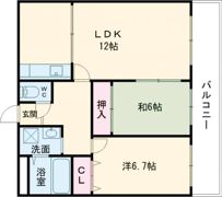フレーブフレールの間取り画像