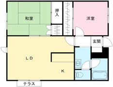 グリーンガーデン松南 B棟の間取り画像