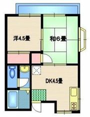 ハウスいわつきの間取り画像