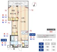ZOOM蒲田EASTの間取り画像