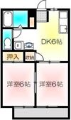 フォブール川西の間取り画像