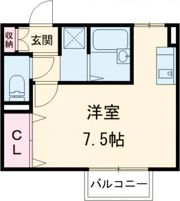 プランドール湊川の間取り画像
