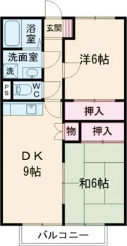 ハイツプリンスの間取り画像
