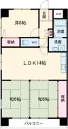 ウィンベル勝山2の間取り画像
