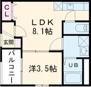 badge nagaseの間取り画像