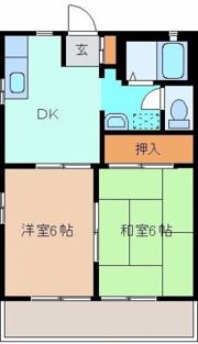 グリーンキャッスルBの間取り画像