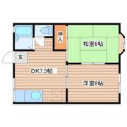 パルメゾンAの間取り画像