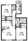 コンフォートパストラルBの間取り画像