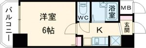パルメーラ山手の間取り画像