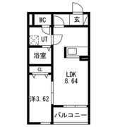 F+style東大阪本庄2号館の間取り画像
