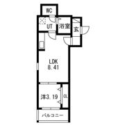 F+style東大阪本庄2号館の間取り画像
